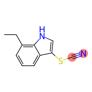 Thiocyanic acid, 7-ethyl-1H-indol-3-yl ester