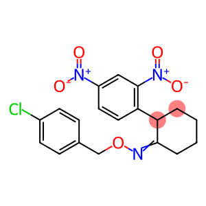 2-(2,4-DINITROPHENYL)CYCLOHEXANONE O-(4-CHLOROBENZYL)OXIME