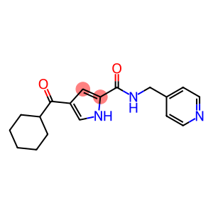 1H-Pyrrole-2-carboxamide, 4-(cyclohexylcarbonyl)-N-(4-pyridinylmethyl)-