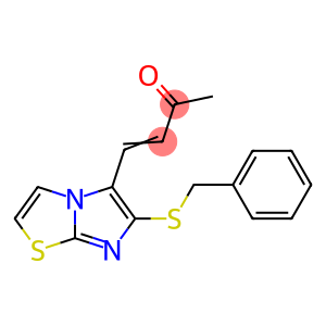 4-(6-benzylsulfanylimidazo[2,1-b][1,3]thiazol-5-yl)but-3-en-2-one