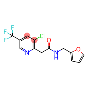 2-[3-chloro-5-(trifluoromethyl)pyridin-2-yl]-N-[(furan-2-yl)methyl]acetamide