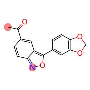 1-[3-(1,3-BENZODIOXOL-5-YL)-2,1-BENZISOXAZOL-5-YL]-1-ETHANONE