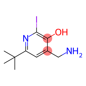 4-(aminomethyl)-6-(1,1-dimethylethyl)-2-iodo-3-pyridinol