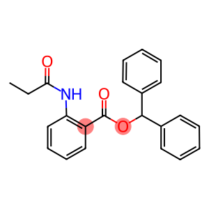 benzhydryl 2-(propionylamino)benzoate