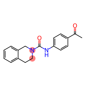 N-(4-ACETYLPHENYL)-3,4-DIHYDRO-2(1H)-ISOQUINOLINECARBOXAMIDE