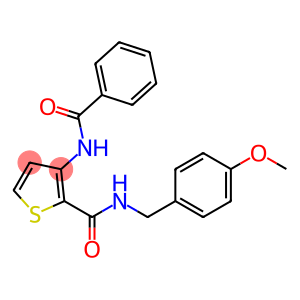 3-(BENZOYLAMINO)-N-(4-METHOXYBENZYL)-2-THIOPHENECARBOXAMIDE