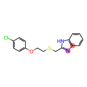 2-[(1H-benzimidazol-2-ylmethyl)sulfanyl]ethyl 4-chlorophenyl ether