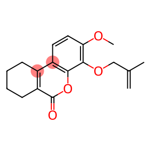 3-methoxy-4-[(2-methyl-2-propenyl)oxy]-7,8,9,10-tetrahydro-6H-benzo[c]chromen-6-one