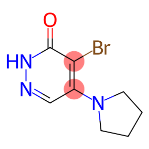 4-溴-5-(1-吡咯烷基)-3(2H)-哒嗪酮