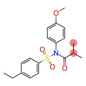 4-ethyl-N-isobutyryl-N-(4-methoxyphenyl)benzenesulfonamide