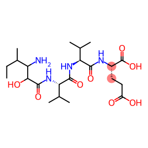 N-(3-Amino-2-hydroxy-4-methylhexanoyl)-L-Val-L-Val-L-Glu-OH