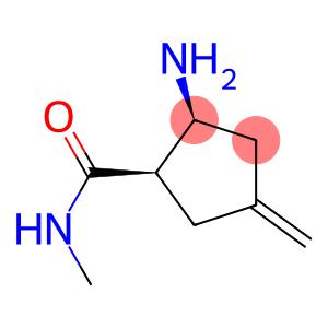 Cyclopentanecarboxamide, 2-amino-N-methyl-4-methylene-, (1R,2S)-rel- (9CI)