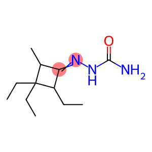 Cyclobutanone, 2,3,3-triethyl-4-methyl-, semicarbazone (4CI)