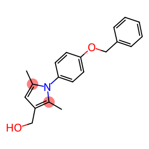 1H-PYRROLE-3-METHANOL, 2,5-DIMETHYL-1-[4-(PHENYLMETHOXY)PHENYL]-