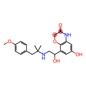 2H-1,4-Benzoxazin-3(4H)-one, 6-hydroxy-8-[1-hydroxy-2-[[2-(4-methoxyphenyl)-1,1-dimethylethyl]amino]ethyl]-