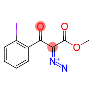Benzenepropanoic acid, α-diazo-2-iodo-β-oxo-, methyl ester