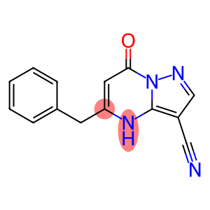 5-benzyl-7-oxo-4,7-dihydropyrazolo[1,5-a]pyrimidine-3-carbonitrile