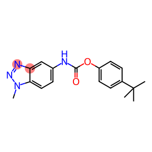 4-tert-butylphenyl 1-methyl-1H-1,2,3-benzotriazol-5-ylcarbamate