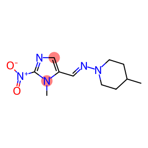 1-Methyl-5-(4-methylpiperidinoiminomethyl)-2-nitro-1H-imidazole