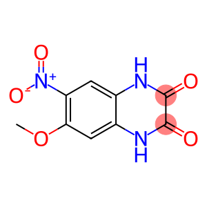 2,3-Quinoxalinedione, 1,4-dihydro-6-methoxy-7-nitro-