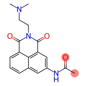 2-[2-(Dimethylamino)ethyl]-5-(acetylamino)-2,3-dihydro-1H-benzo[de]isoquinoline-1,3-dione