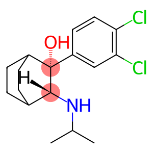 Bicyclo(2.2.2)octan-2-ol, 2-(3,4-dichlorophenyl)-3-((1-methylethyl)amino)-, cis-