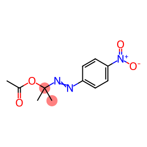 2-(4-nitrophenyl)diazenylpropan-2-yl acetate