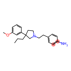 4-[2-[3-(3-Methoxyphenyl)-3-propyl-1-pyrrolidinyl]ethyl]aniline