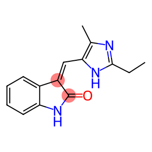 2H-Indol-2-one, 3-[(2-ethyl-4-methyl-1H-imidazol-5-yl)methylene]-1,3-dihydro-, (3Z)-