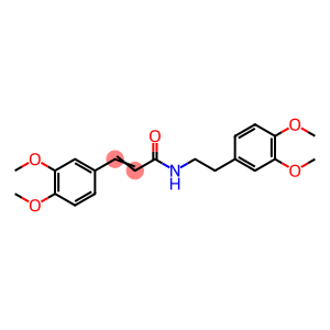 N-[2-(3,4-DIMETHOXYPHENYL)ETHYL]-3,4-DIMETHOXYCINNAMIC ACID AMIDE