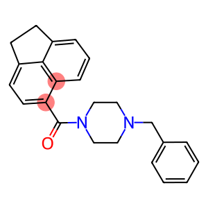 1-benzyl-4-(1,2-dihydro-5-acenaphthylenylcarbonyl)piperazine