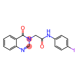 N-(4-iodophenyl)-2-(4-oxo-3(4H)-quinazolinyl)acetamide