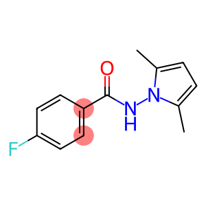 N-(2,5-dimethyl-1H-pyrrol-1-yl)-4-fluorobenzamide