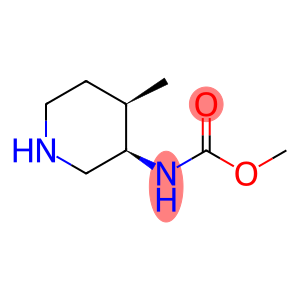 Carbamic acid, N-[(3R,4R)-4-methyl-3-piperidinyl]-, methyl ester, rel-