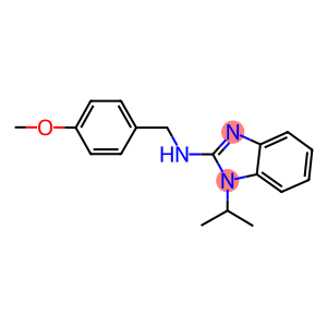 N-(1-isopropyl-1H-benzimidazol-2-yl)-N-(4-methoxybenzyl)amine