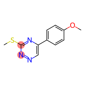 5-(4-Methoxyphenyl)-3-(methylthio)-1,2,4-triazine