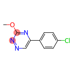 5-(p-Chlorophenyl)-3-methoxy-1,2,4-triazine