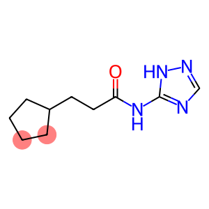 3-cyclopentyl-N-4H-1,2,4-triazol-3-ylpropanamide