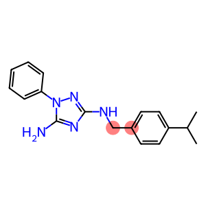 N-(5-amino-1-phenyl-1H-1,2,4-triazol-3-yl)-N-(4-isopropylbenzyl)amine