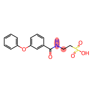 2-[(3-phenoxybenzoyl)amino]ethanesulfonic acid