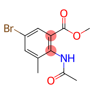 Benzoic acid, 2-(acetylaMino)-5-broMo-3-Methyl-, Methyl ester