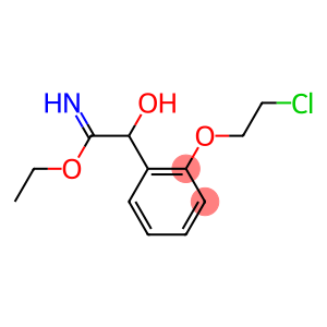 Benzeneethanimidic  acid,  2-(2-chloroethoxy)--alpha--hydroxy-,  ethyl  ester  (9CI)