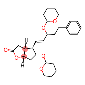 (3aR,4R,5R,6aS)-4-((3S,E)-5-phenyl-3-(tetrahydro-2H-pyran-2-yloxy)pent-1-enyl)-5-(tetrahydro-2H-pyran-2-yloxy)hexahydro-2H-cyclopenta[b]furan-2-one