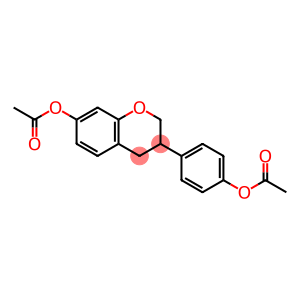 2H-1-Benzopyran-7-ol, 3-[4-(acetyloxy)phenyl]-3,4-dihydro-, 7-acetate