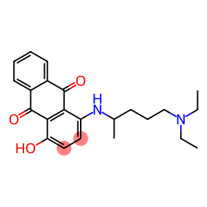 1-((4-(Diethylamino)-1-methylbutyl)amino)-4-hydroxy-9,10-anthracenedio ne