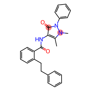 N-(1,5-dimethyl-3-oxo-2-phenyl-2,3-dihydro-1H-pyrazol-4-yl)-2-(2-phenylethyl)benzamide