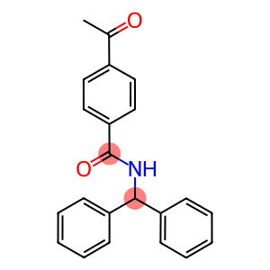 4-acetyl-N-benzhydrylbenzamide