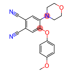 4-(4-methoxyphenoxy)-5-(4-morpholinyl)phthalonitrile