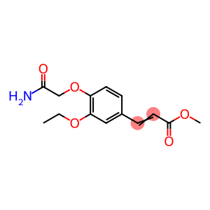 2-Propenoic acid, 3-[4-(2-amino-2-oxoethoxy)-3-ethoxyphenyl]-, methyl ester