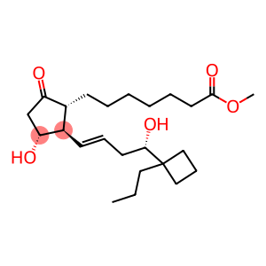 9-OXO-11ALPHA, 16R-DIHYDROXY-17-CYCLOBUTYL-PROST-13E-EN-1-OIC ACID, METHYL ESTER